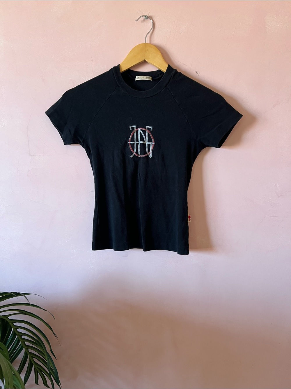 JPG Black Logo Crewneck Tee - Women's Top
